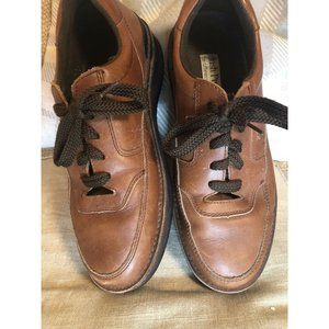 MensHushPuppies Oxford Browm LeatherSZ 10 wise